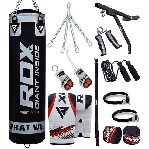 FILLED BLACK PUNCH BAG SET-1